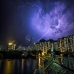 Thunder over Skyline von Nick Kwan